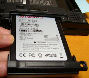 ThinkPad X31 SSD TS32GSSD25-M BenchMark