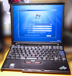 ThinkPad X40 Windows7